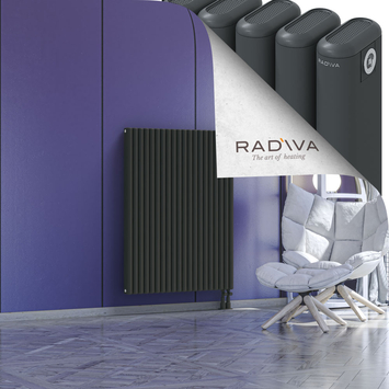 Kotto Aluminium Radiator 1200x896 Dark Anthracite - Thumbnail