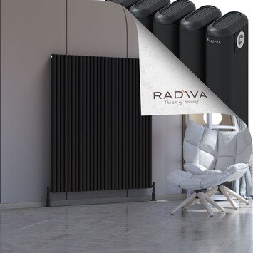 Kotto Aluminium Radiator 1500x1256 Black - Thumbnail