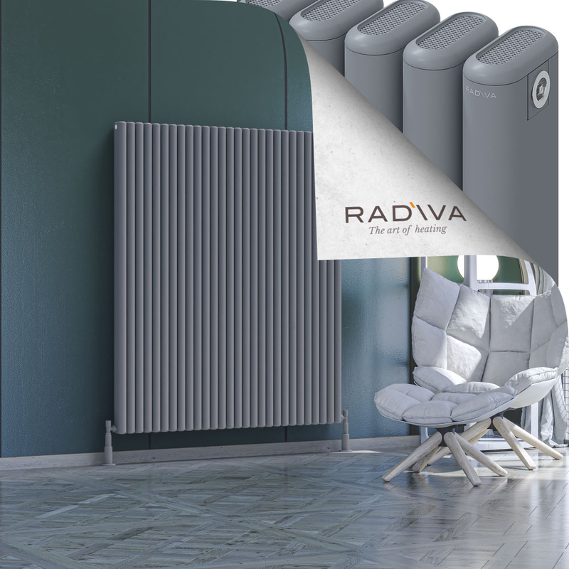 Kotto Aluminium Radiator 1500x1256 Grey