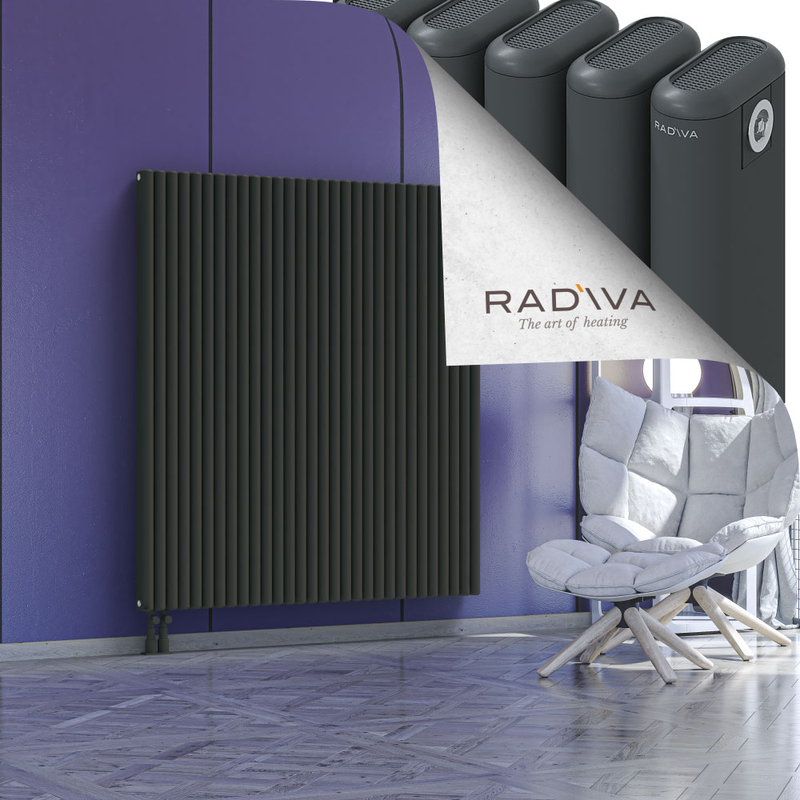 Kotto Aluminium Radiator 1500x1346 Dark Anthracite