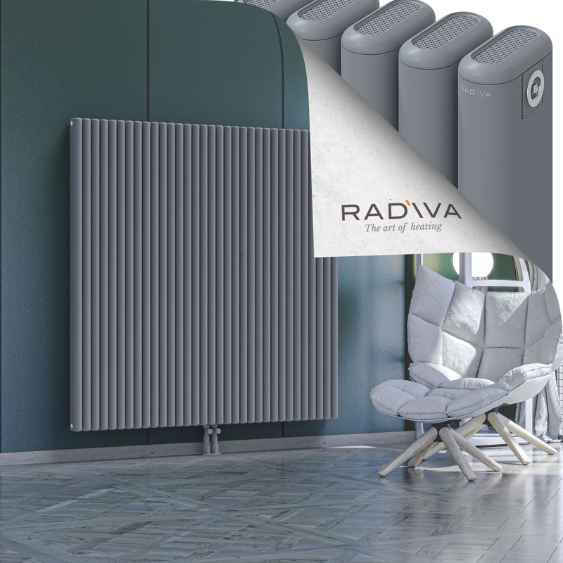 Kotto Aluminium Radiator 1500x1481 Grey