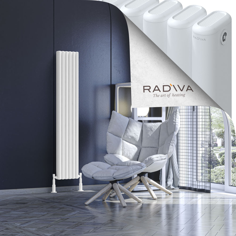 Kotto Aluminium Radiator 1500x266 White