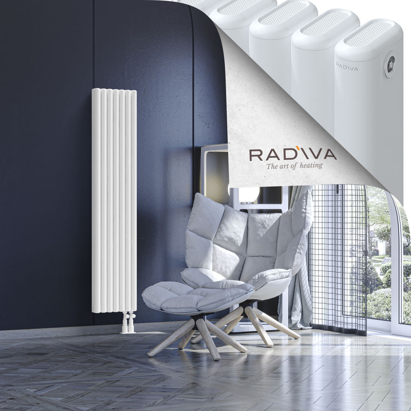 Kotto Aluminium Radiator 1500x311 White