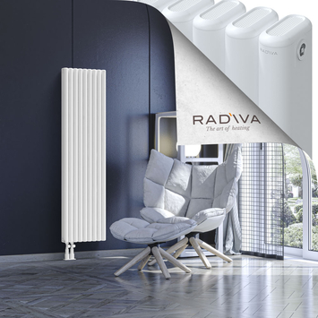 Kotto Aluminium Radiator 1500x401 White - Thumbnail