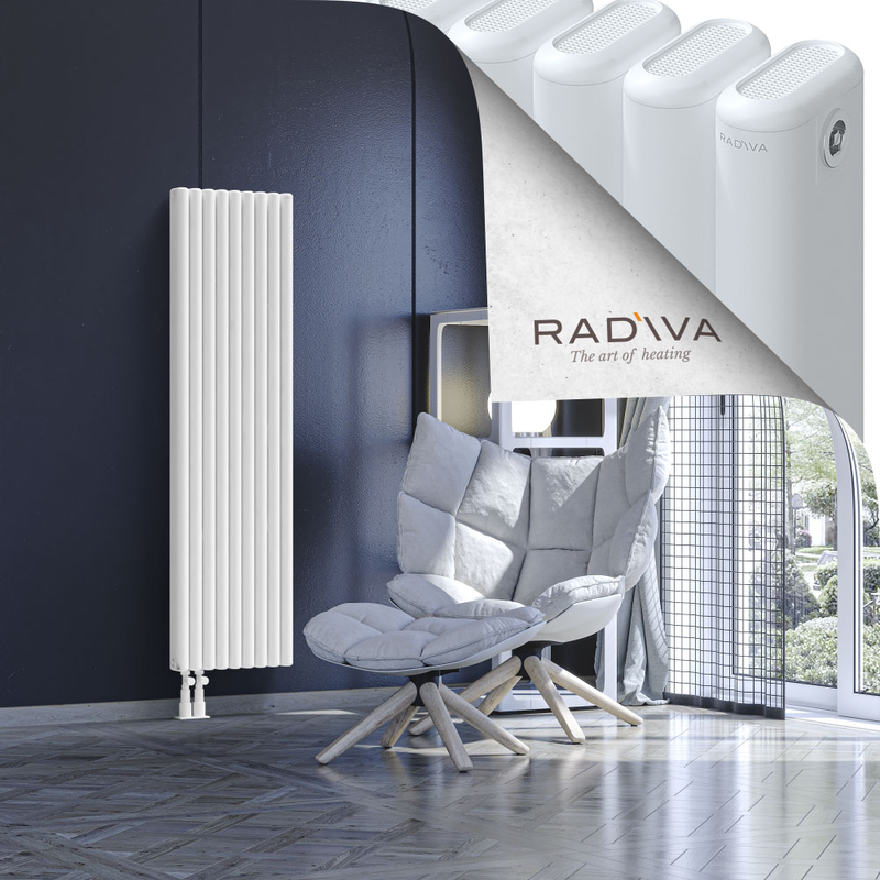 Kotto Aluminium Radiator 1500x401 White