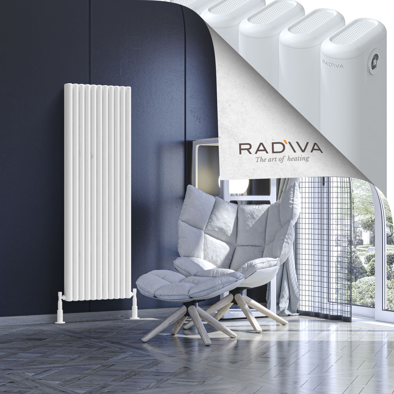 Kotto Aluminium Radiator 1500x491 White