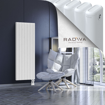 Kotto Aluminium Radiator 1500x536 White - Thumbnail