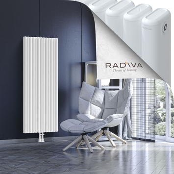 Kotto Aluminium Radiator 1500x581 White - Thumbnail