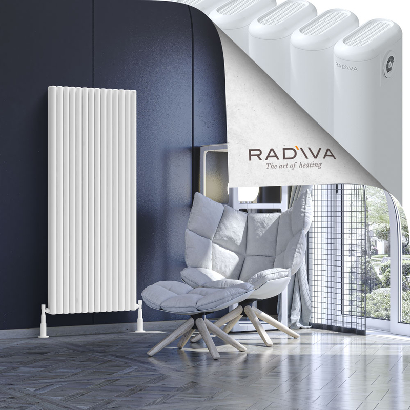 Kotto Aluminium Radiator 1500x626 White