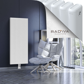 Kotto Aluminium Radiator 1500x626 White - Thumbnail