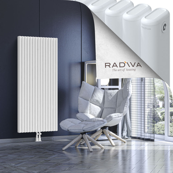 Kotto Aluminium Radiator 1500x671 White - Thumbnail