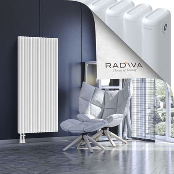 Kotto Aluminium Radiator 1500x671 White - Thumbnail