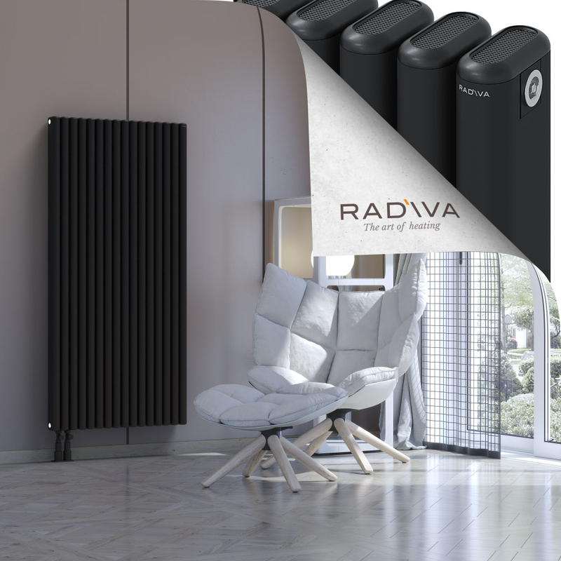 Kotto Aluminium Radiator 1500x716 Black