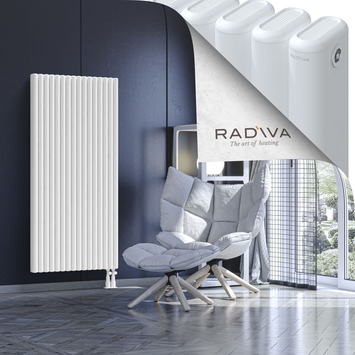 Kotto Aluminium Radiator 1500x716 White - Thumbnail