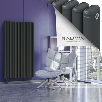 Kotto Aluminium Radiator 1500x851 Dark Anthracite - Thumbnail