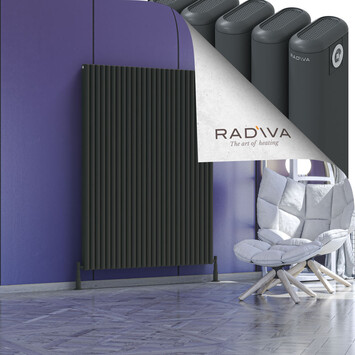 Kotto Aluminium Radiator 1600x1166 Dark Anthracite - Thumbnail