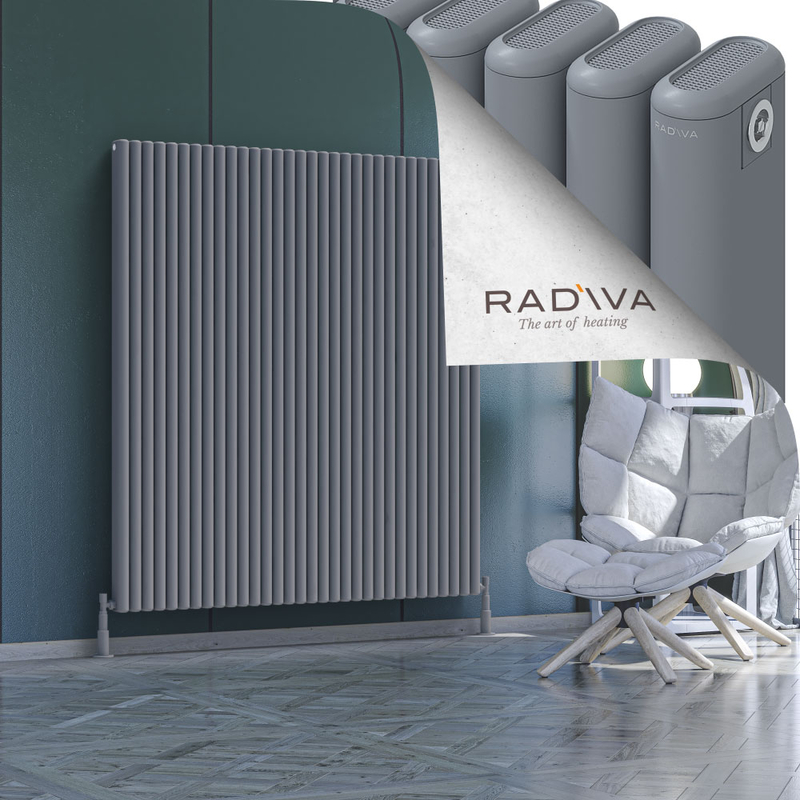 Kotto Aluminium Radiator 1600x1436 Grey