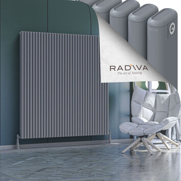 Kotto Aluminium Radiator 1600x1526 Grey - Thumbnail