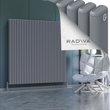 Kotto Aluminium Radiator 1600x1616 Grey - Thumbnail