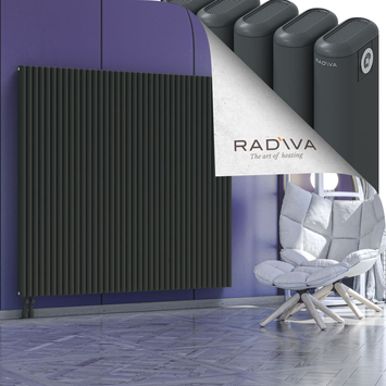 Kotto Aluminium Radiator 1600x1706 Dark Anthracite - Thumbnail