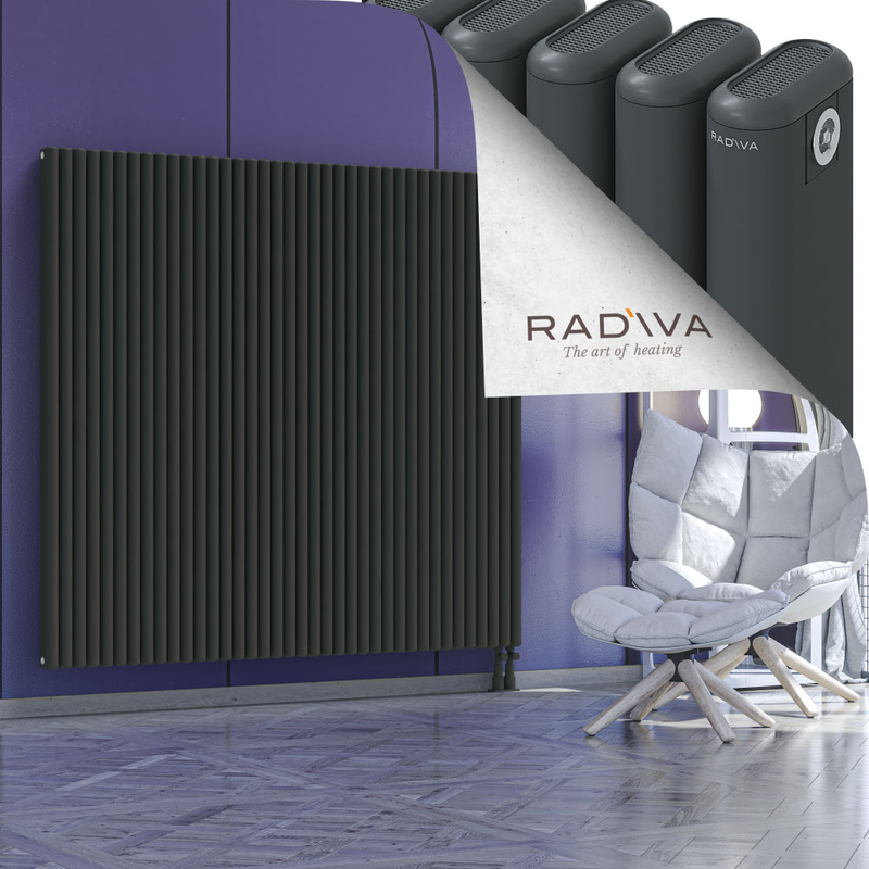 Kotto Aluminium Radiator 1600x1706 Dark Anthracite