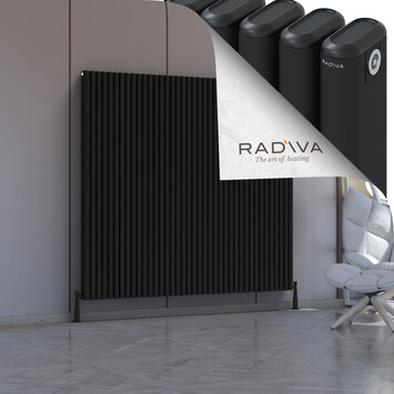 Kotto Aluminium Radiator 1600x1751 Black - Thumbnail