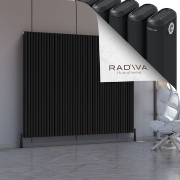 Kotto Aluminium Radiator 1600x1976 Black - Thumbnail