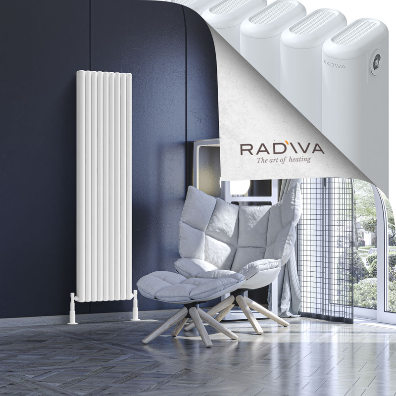 Kotto Aluminium Radiator 1600x401 White