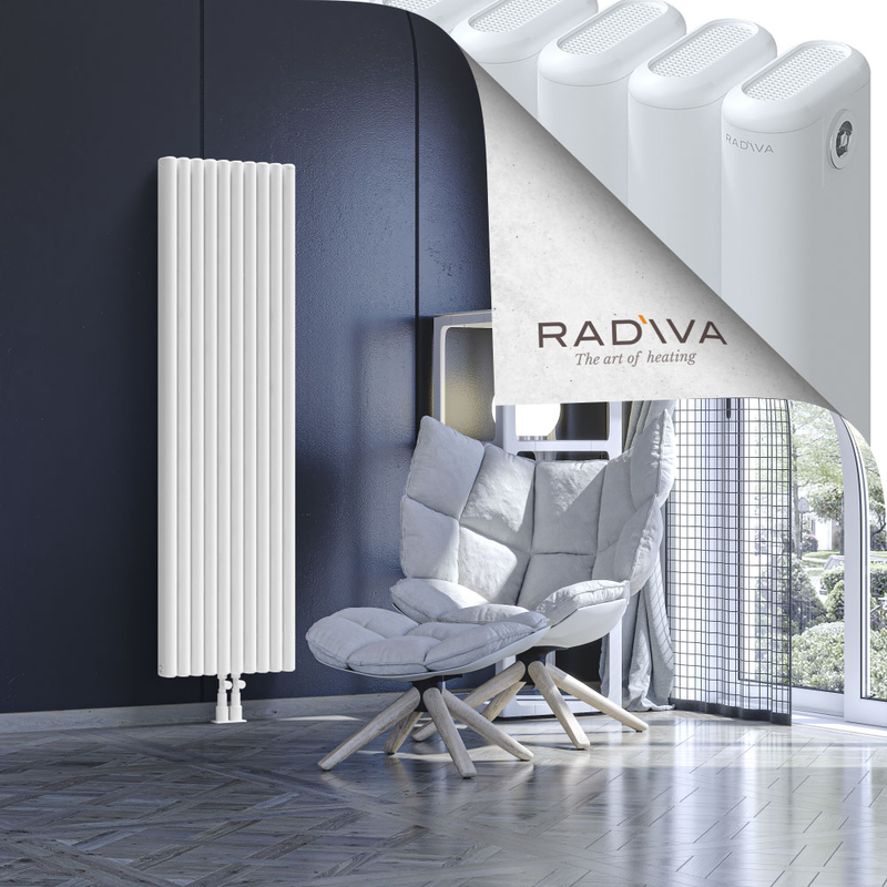 Kotto Aluminium Radiator 1600x446 White