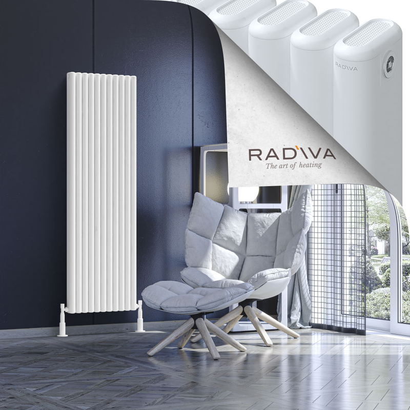 Kotto Aluminium Radiator 1600x491 White