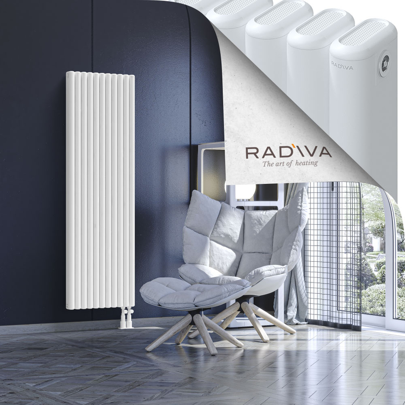 Kotto Aluminium Radiator 1600x491 White