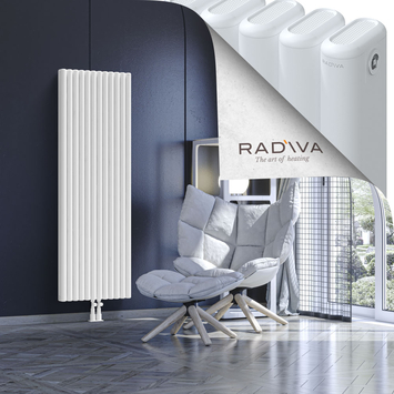 Kotto Aluminium Radiator 1600x536 White - Thumbnail