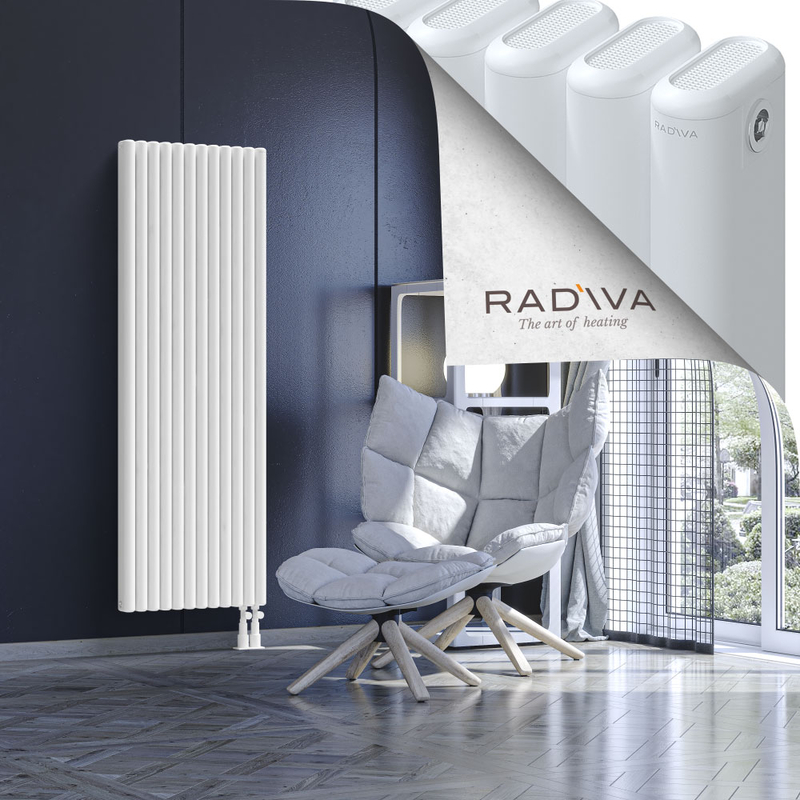 Kotto Aluminium Radiator 1600x536 White