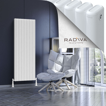 Kotto Aluminium Radiator 1600x581 White - Thumbnail