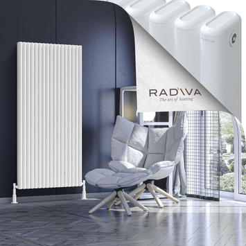 Kotto Aluminium Radiator 1600x761 White - Thumbnail