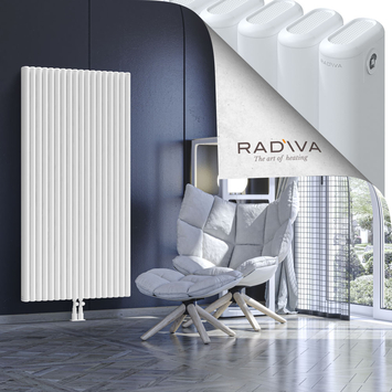 Kotto Aluminium Radiator 1600x806 White - Thumbnail