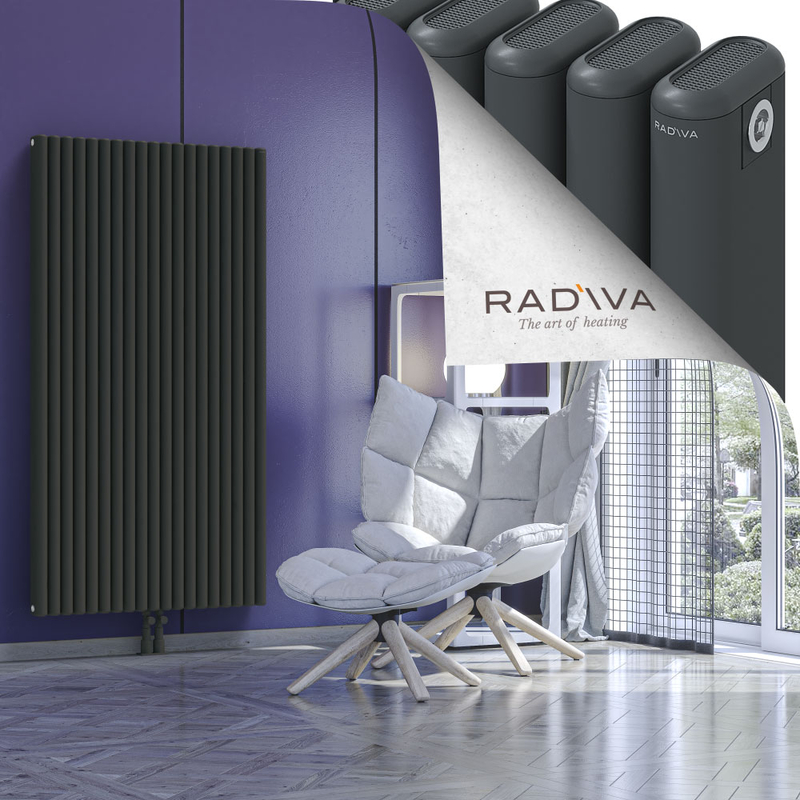 Kotto Aluminium Radiator 1600x851 Dark Anthracite