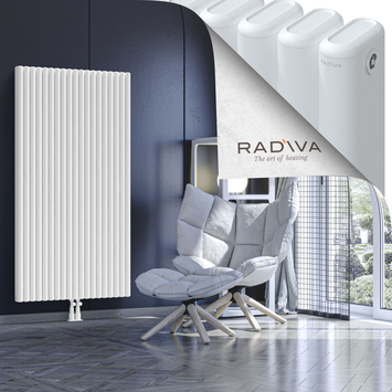 Kotto Aluminium Radiator 1600x851 White - Thumbnail