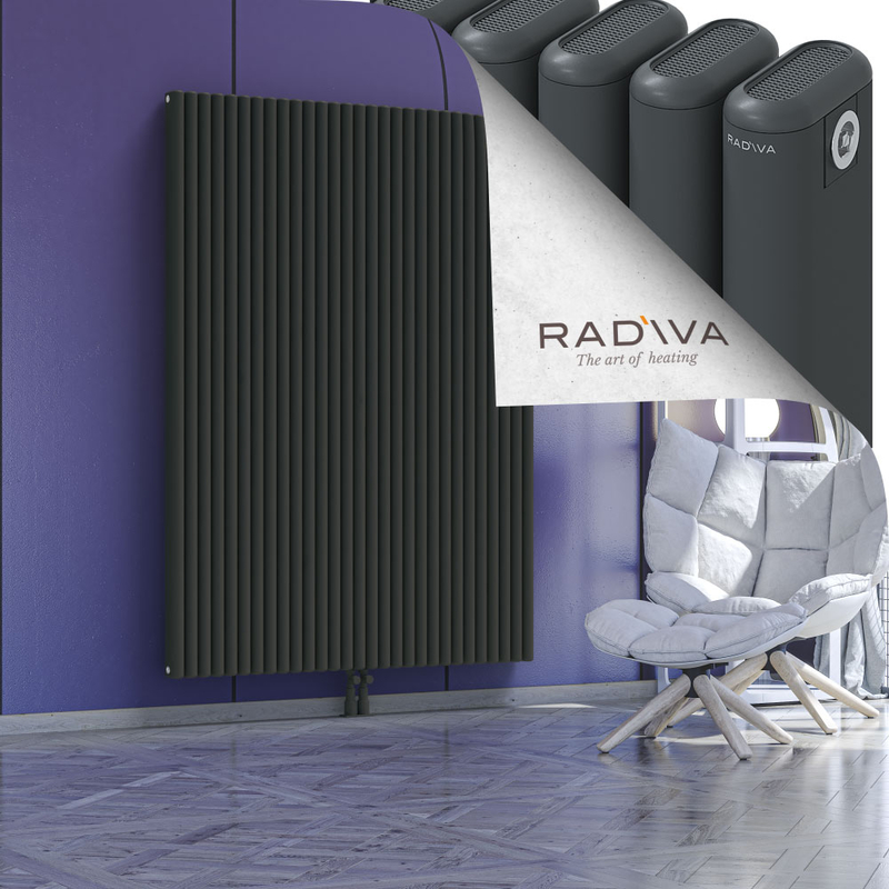 Kotto Aluminium Radiator 1800x1301 Dark Anthracite