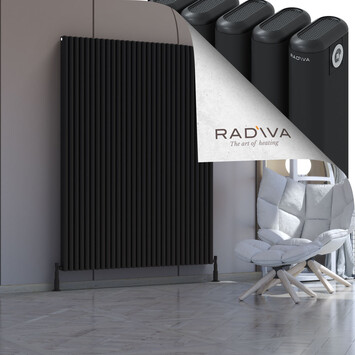 Kotto Aluminium Radiator 1800x1346 Black - Thumbnail