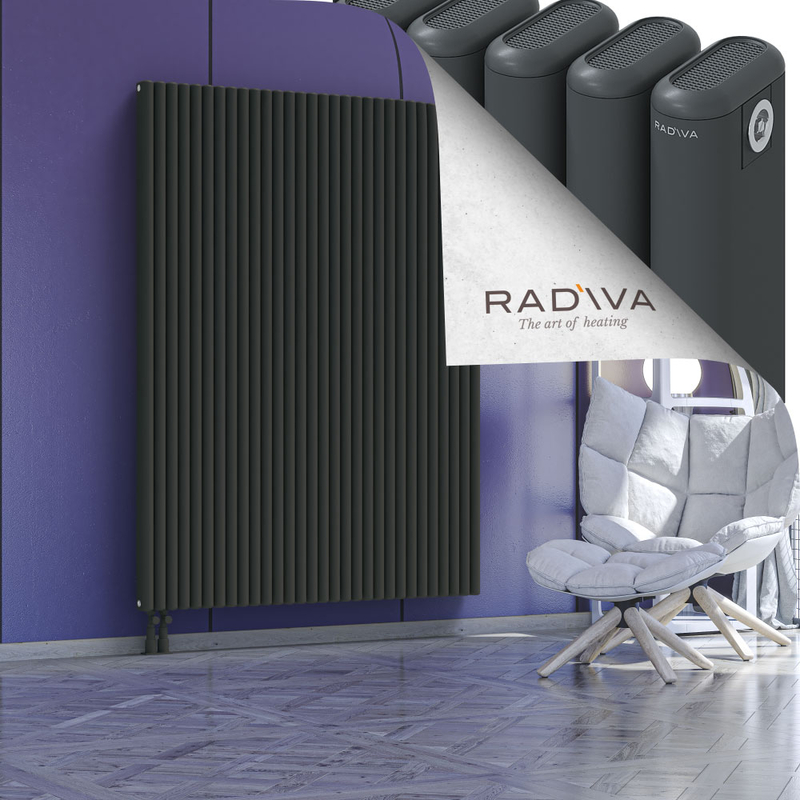 Kotto Aluminium Radiator 1800x1346 Dark Anthracite