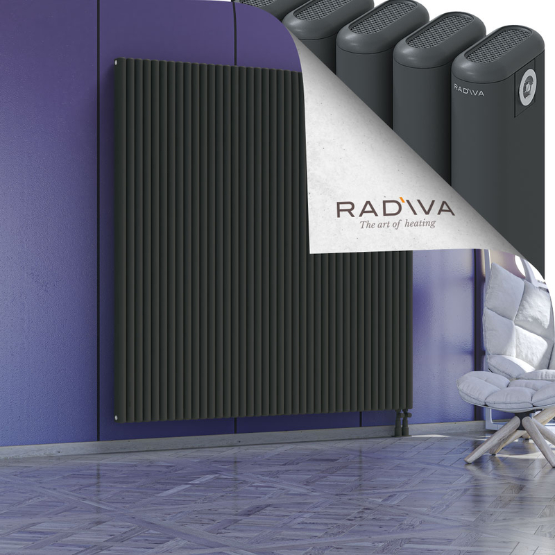 Kotto Aluminium Radiator 1800x1751 Dark Anthracite