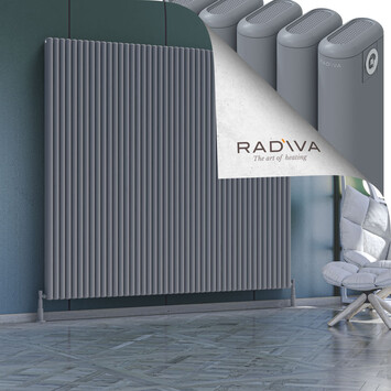 Kotto Aluminium Radiator 1800x2021 Grey - Thumbnail