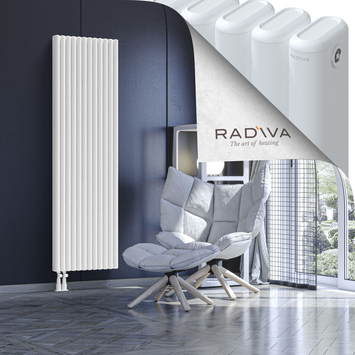 Kotto Aluminium Radiator 1800x536 White - Thumbnail