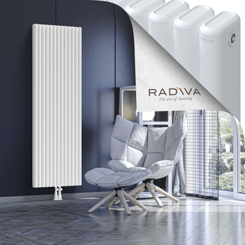 Kotto Aluminium Radiator 1800x581 White - Thumbnail