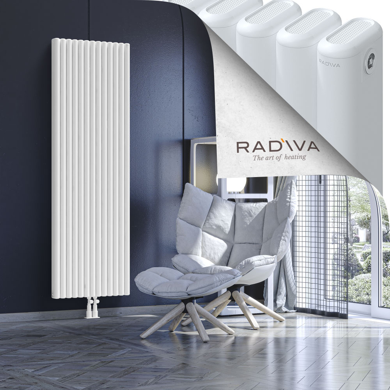 Kotto Aluminium Radiator 1800x581 White