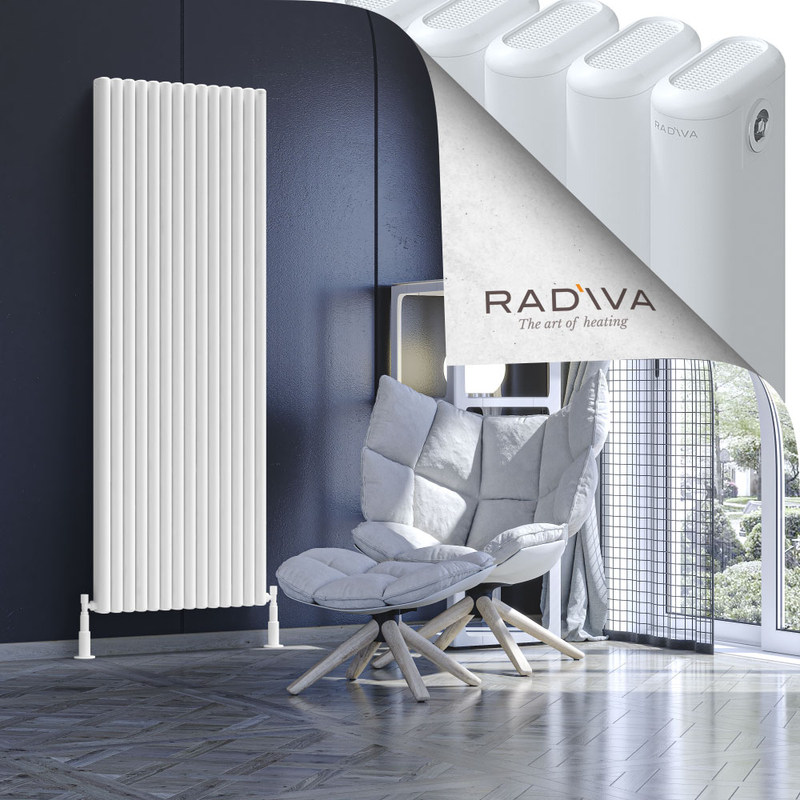 Kotto Aluminium Radiator 1800x626 White