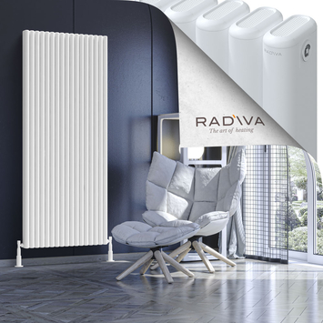 Kotto Aluminium Radiator 1800x761 White - Thumbnail