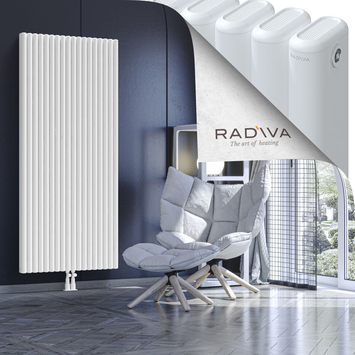 Kotto Aluminium Radiator 1800x806 White - Thumbnail