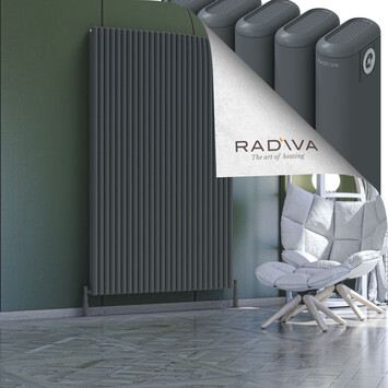 Kotto Aluminium Radiator 1900x1166 Anthracite - Thumbnail